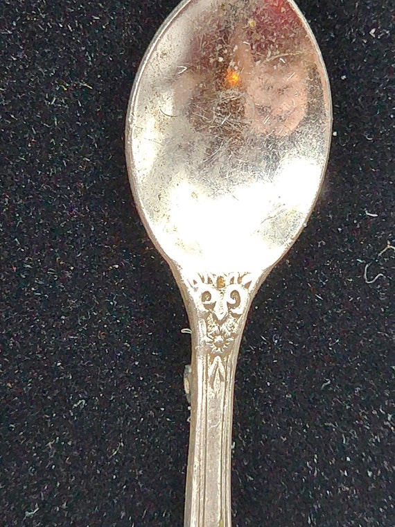 Vintage OB Sterling Miniature Spoon Brooch Pin - image 4