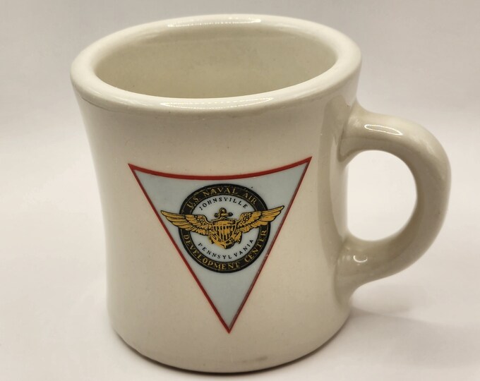 Vintage US Naval Air Development Center Johnsville PA Mess Hall Mug Etsy