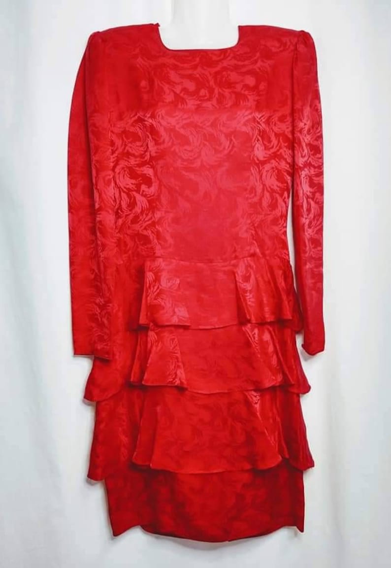 Vintage 1980s Argenti dress silk