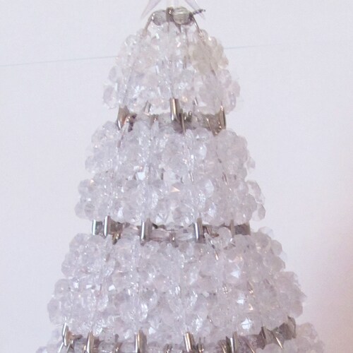 Christmas Tree Safety Pin Bead Kit Etsy