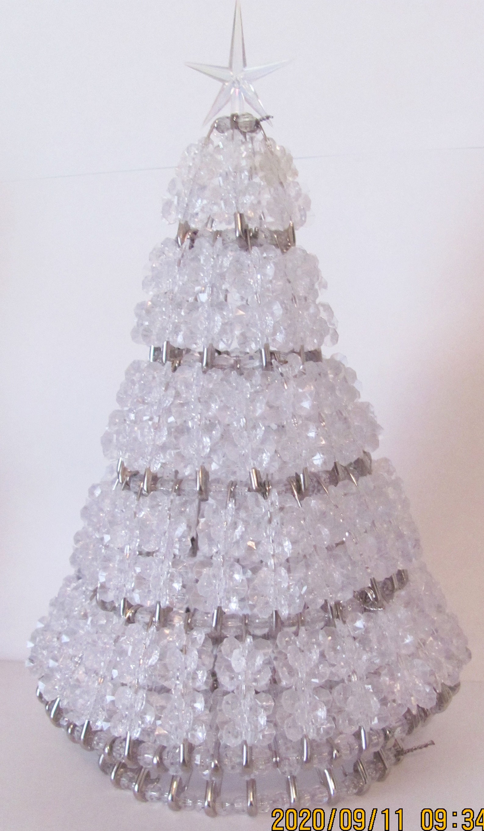 Christmas Tree Safety Pin Bead Kit Etsy