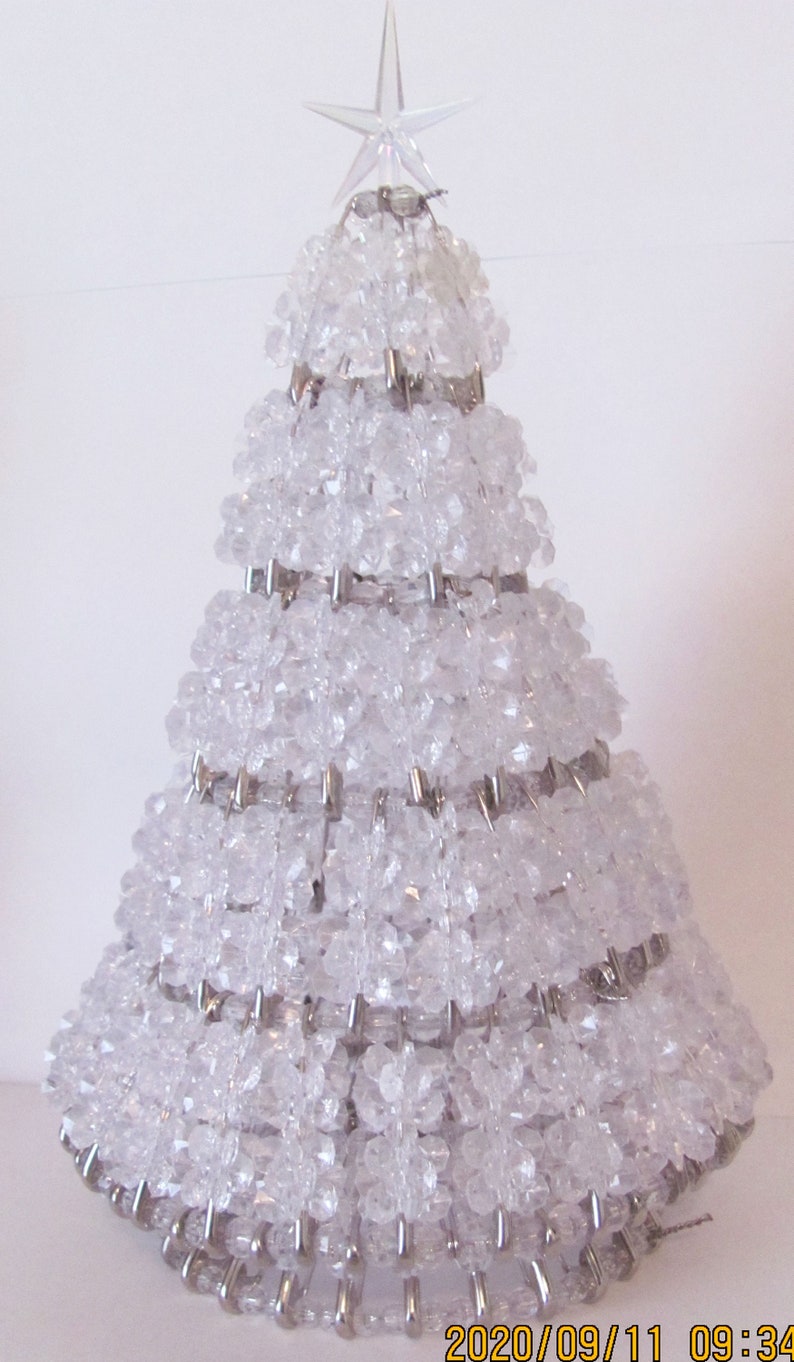 Christmas Tree Safety Pin Bead Kit Etsy