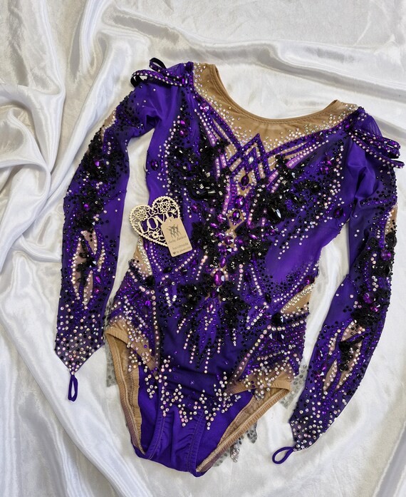 Rhythmic gymnastics Purple drama