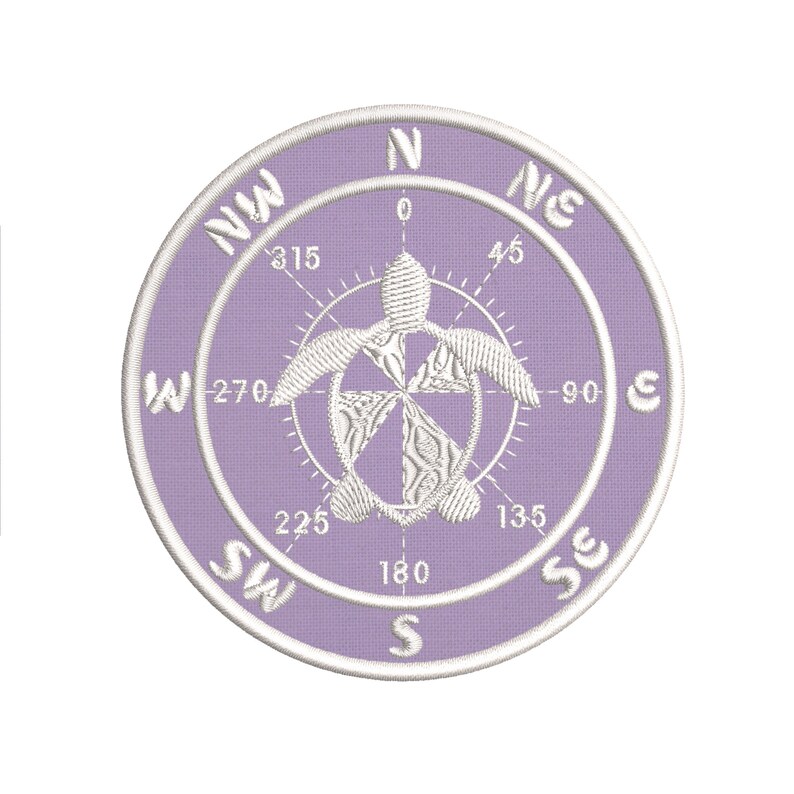Aplique de bússola/Aplique de tartaruga/Aplique termocolante/Aplique oceano/Aplique bordado para costurar em jaquetas, roupas e mochilas/Garota coco/Vibes de praia imagem 7