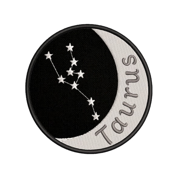 Zodiac Star Sign Constellation Patch Iron-On/Sew-On Aries Taurus Gemini Cancer Leo Virgo Libra Scorpio Sagittarius Capricorn Aquarius Pisces