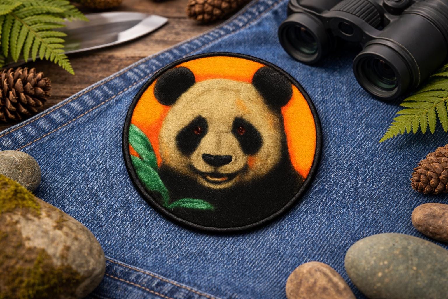 Panda Sew on Patch - Etsy