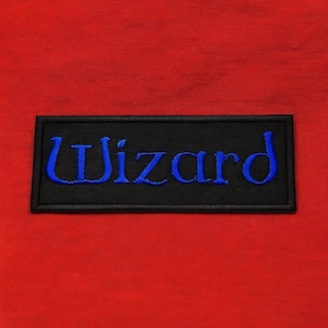 Écusson sorcier/Écusson thermocollant/Geeks et gamers/Classes de personnages/D&D/Jeux sur table/Appliques brodés à coudre pour vêtements, chapeaux image 18