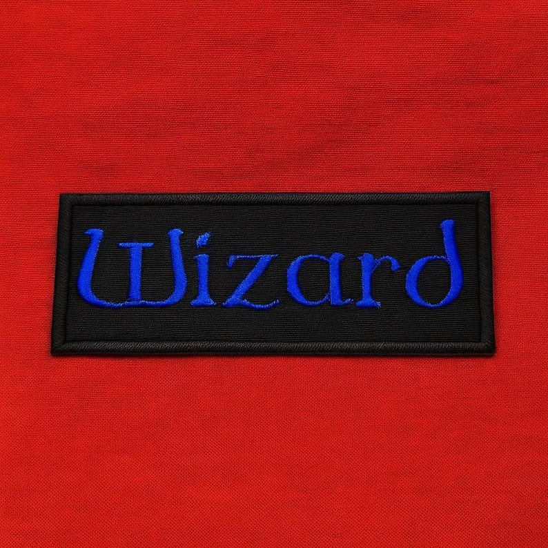Écusson sorcier/Écusson thermocollant/Geeks et gamers/Classes de personnages/D&D/Jeux sur table/Appliques brodés à coudre pour vêtements, chapeaux image 18
