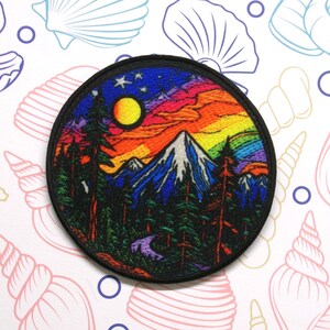 Retro Ocean Wave Flip Flops Patch Iron-on Applique Clothing Vest Jacket Beach