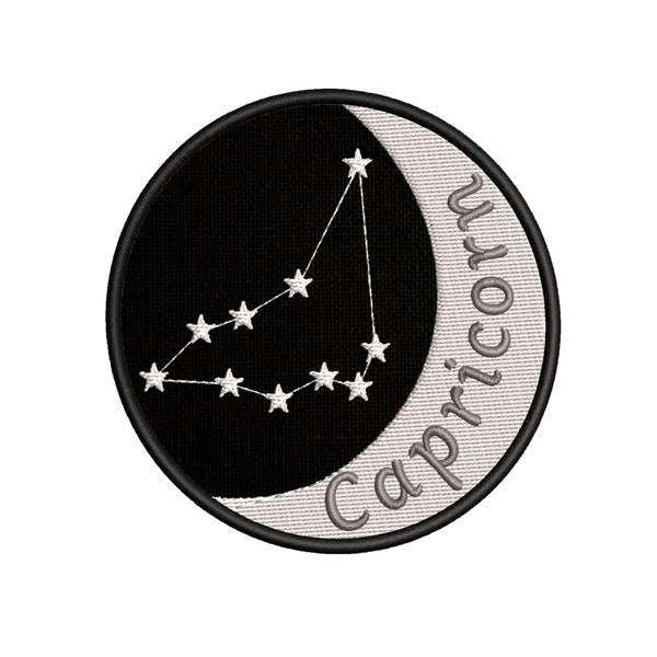 Zodiac Star Sign Constellation Patch Iron On Aries Taurus Gemini Cancer Leo Virgo Libra Scorpio Sagittarius Capricorn Aquarius Pisces