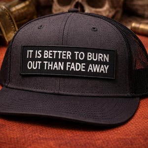 It Is Better To Burn Out Than Fade Away Patch/Iron-On Patch/Highlander Kurgan/Embroidered Sew-on Applique for Clothing Backpack Bild 3