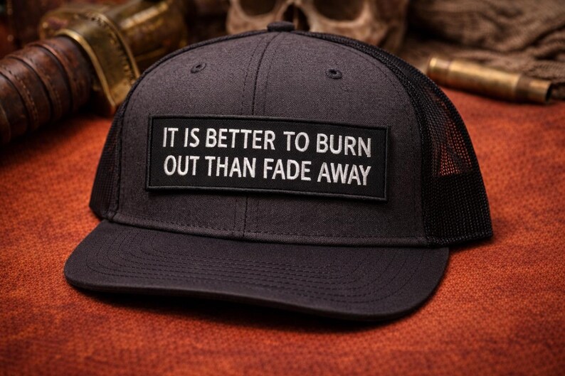 It Is Better To Burn Out Than Fade Away Patch/Iron-On Patch/Highlander Kurgan/Embroidered Sew-on Applique for Clothing Backpack Bild 3