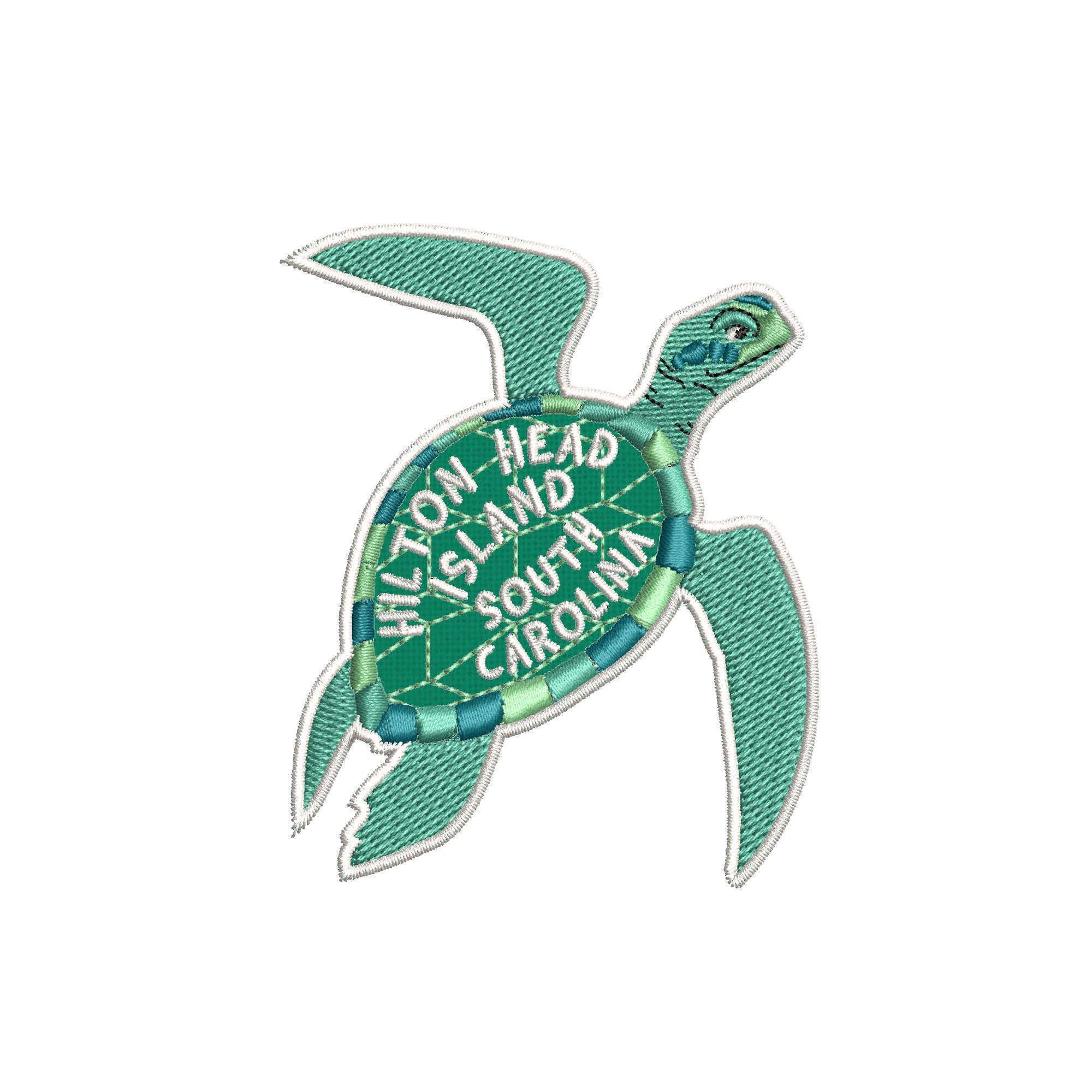Save The Sea Turtle Skip The Straw 3 Sew/Iron On Patch Ban Plastic 