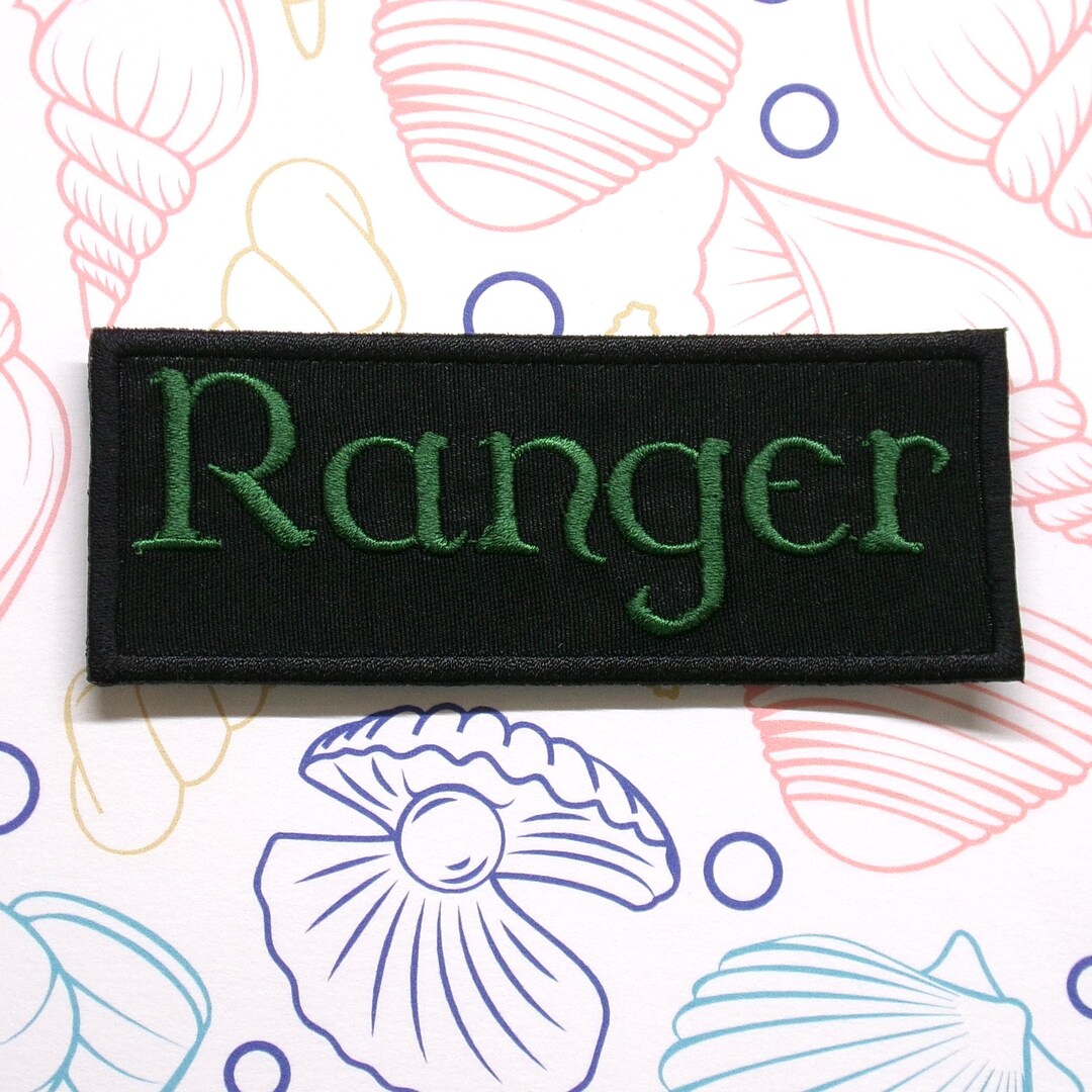 Ranger Patch - Embroidered Iron-on/sew-on Applique for Jacket, for ...