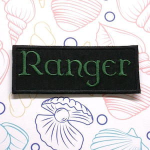 Ranger Patch - Embroidered Iron-on/Sew-on Applique for Jacket, for Clothing, Backpack, Character Classes, Dungeons and Dragons, Fantasy, RPG