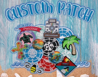 Custom Embroidery Image Patches Personalized Design Your Own Patch, Customized Patch, Custom Logo Patch Applique for Clothes Hats Backpacks
