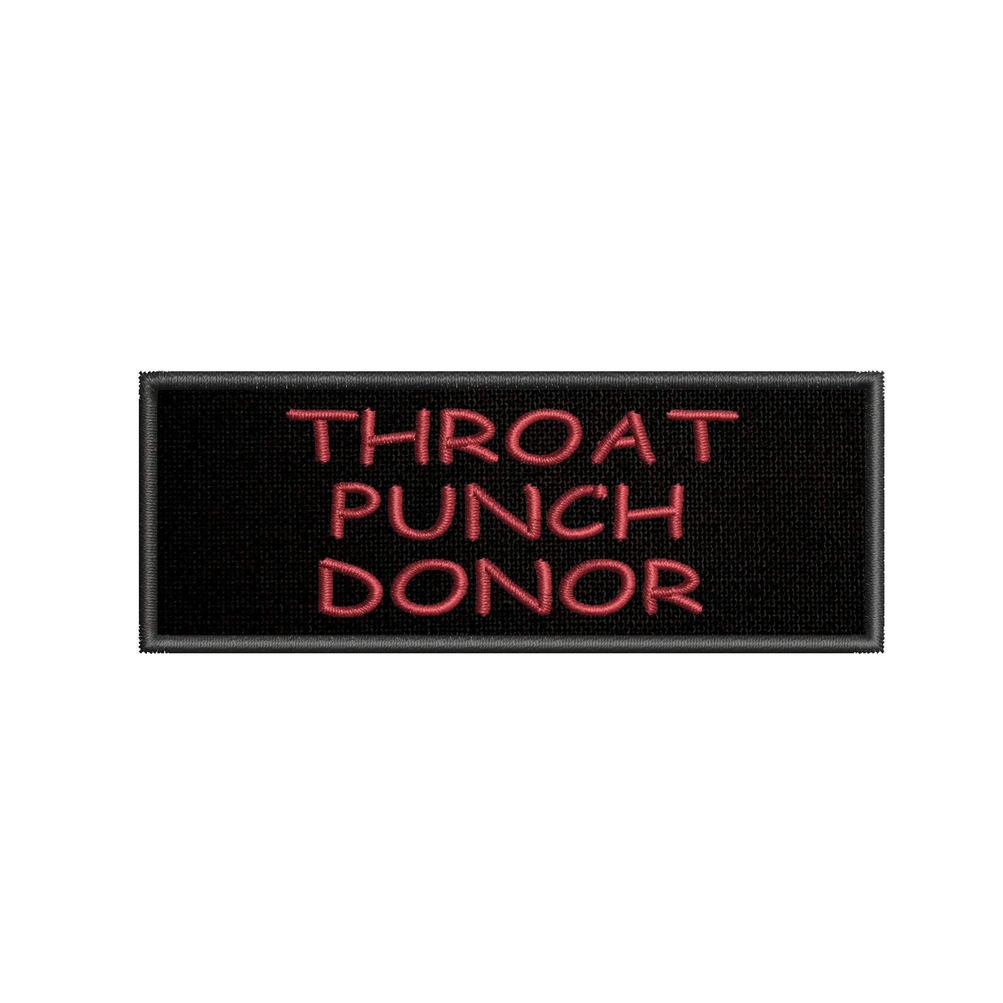 Throat Punch Donor 4 X 1.5 Iron/sewon/hook Etsy UK