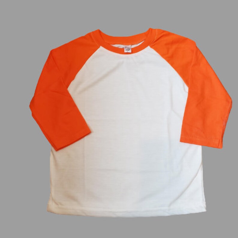 TODDLER 100 Polyester Sublimation Blank Toddler Raglan Etsy