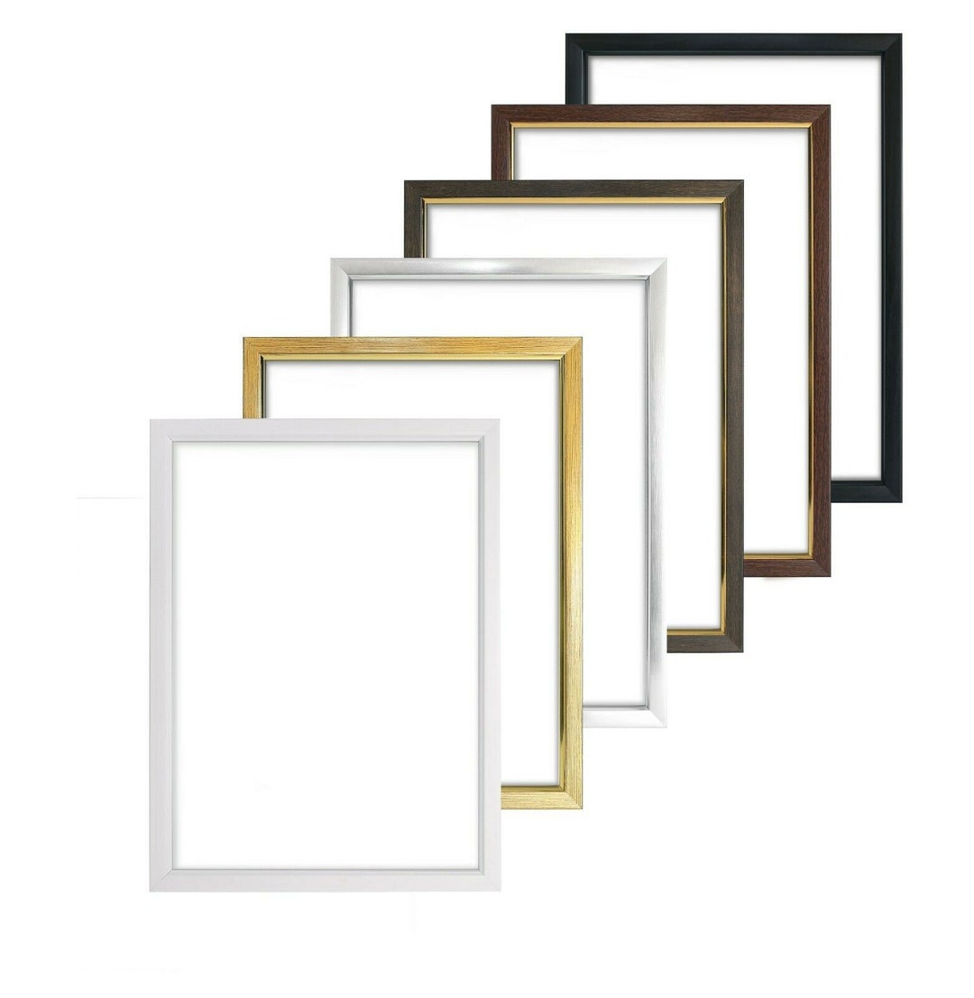 Linear Range Thin Picture Frames Choice of 5 Colours A3/A4/A5 Etsy UK