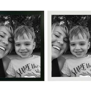 A2 A3 A4 A5 Black white silver walnut Photo Frame / Picture Frame /poster Frame MDF 20mm wide profile .