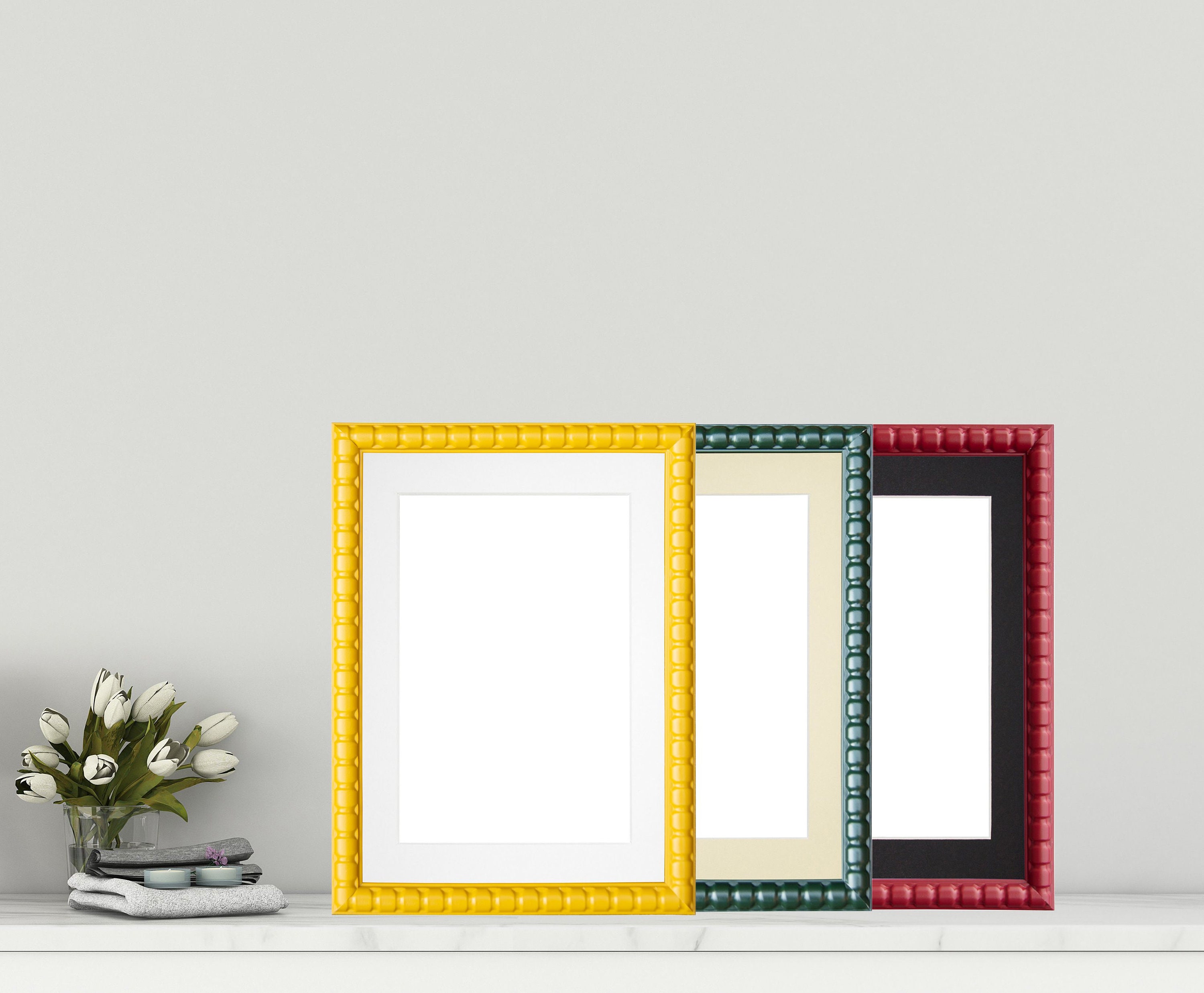 Bobbin Polcore Picture Frame with Mount: A2 A3 A4 A5 Sizes