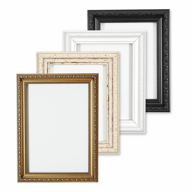 A1/A2/A3/A4/A5 Ornate Picture Frame Shabby Chic Picture frame Etsy