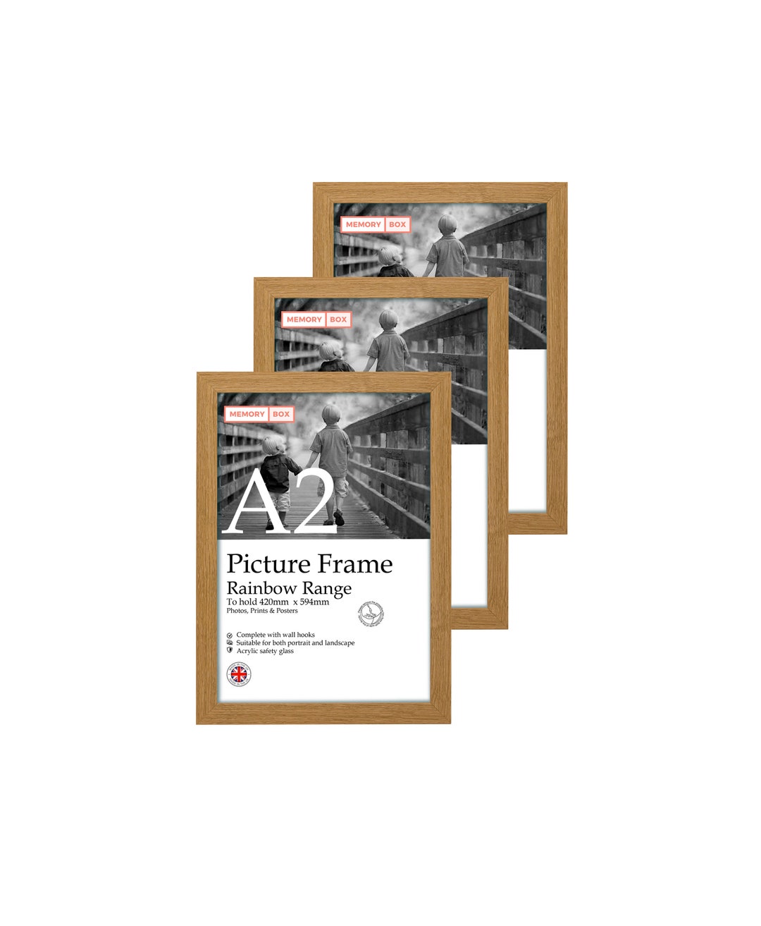 Birch Frame Birch Picture Frame Set of 3: A2 A3 A4 Gallery Wall Frames - Etsy