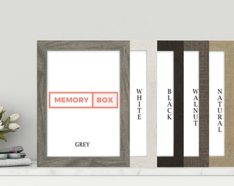 A1/A2/A3/A4/A5 Rustic Wood Grain Shabby Chic  Picture Frame   photo frames, Poster Frame Natural White Grey Silver Black