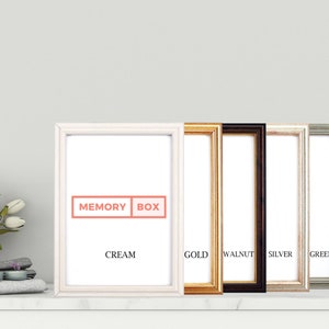 A3/A4/A5  Elegant Watercolour Picture Frame  photo frames, Poster Frame Gold Silver Walnut Oak Cream and Brushed Green