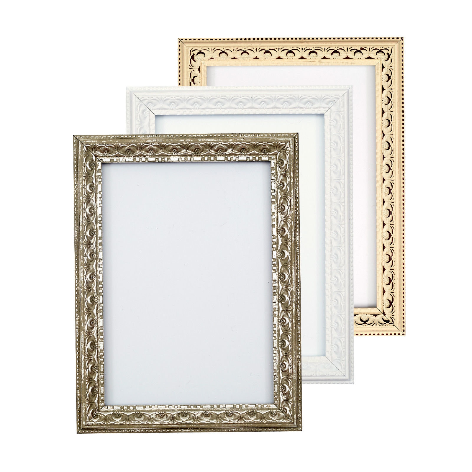 Ornate Classic Picture Frame - White, Gold, or Silver - Etsy