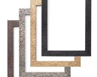 Textured Range Picture Photo Print Frames Choice of 4 Colours A1/A2/A3/A4/A5 Painting Frames Frames for photographs Black Silver Walnut