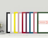 Regenbogen-Kiefernholz Bilderrahmen In Verschiedenen Farben – Für Poster, Drucke Und Erinnerungen