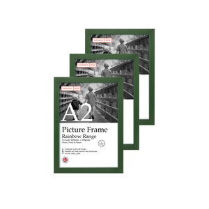 Green Picture Frame Set of 3 : A2 A3 A4 Gallery Wall Decor