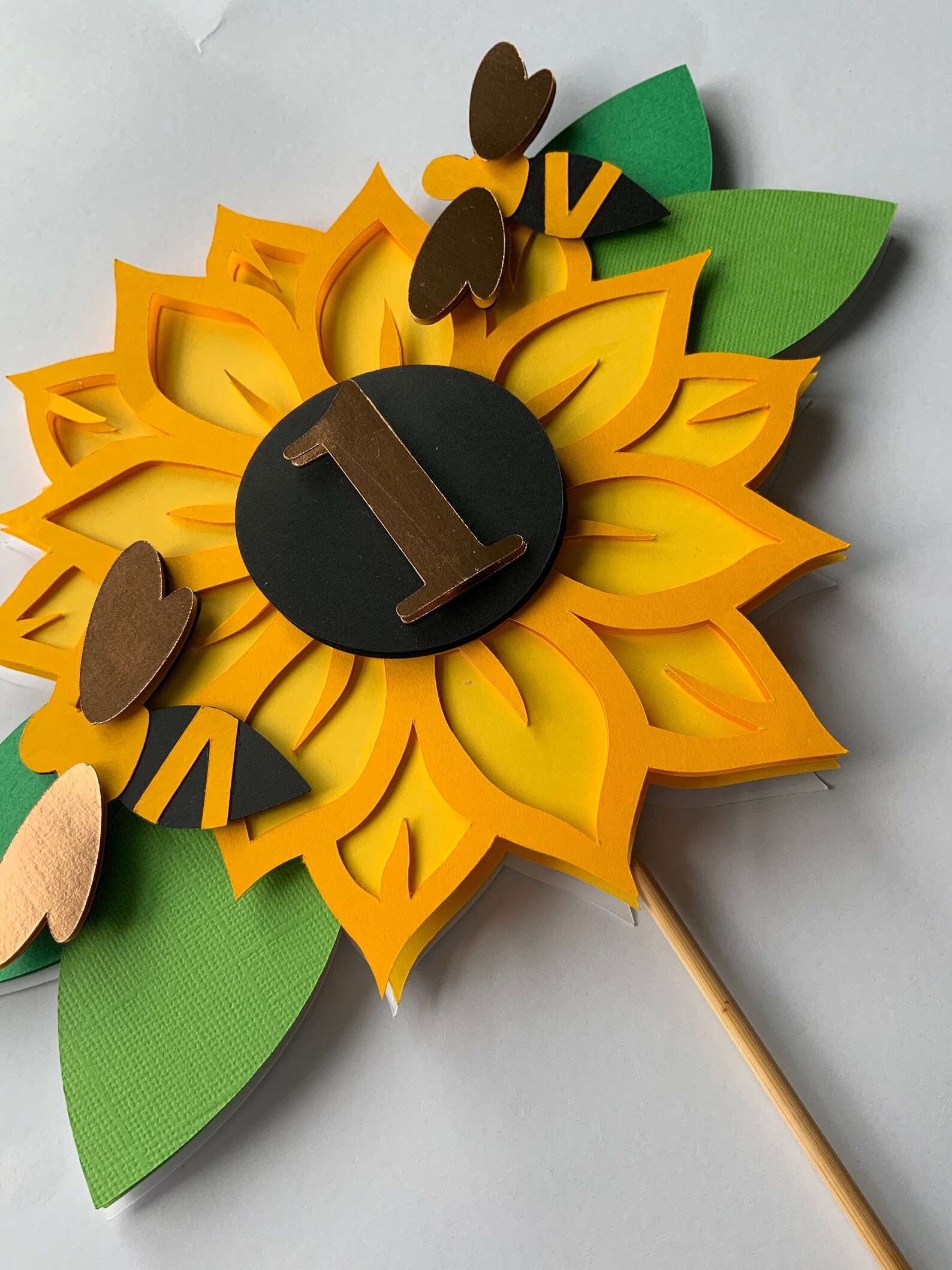 Sweet Sunflower Cake Topper Etsy