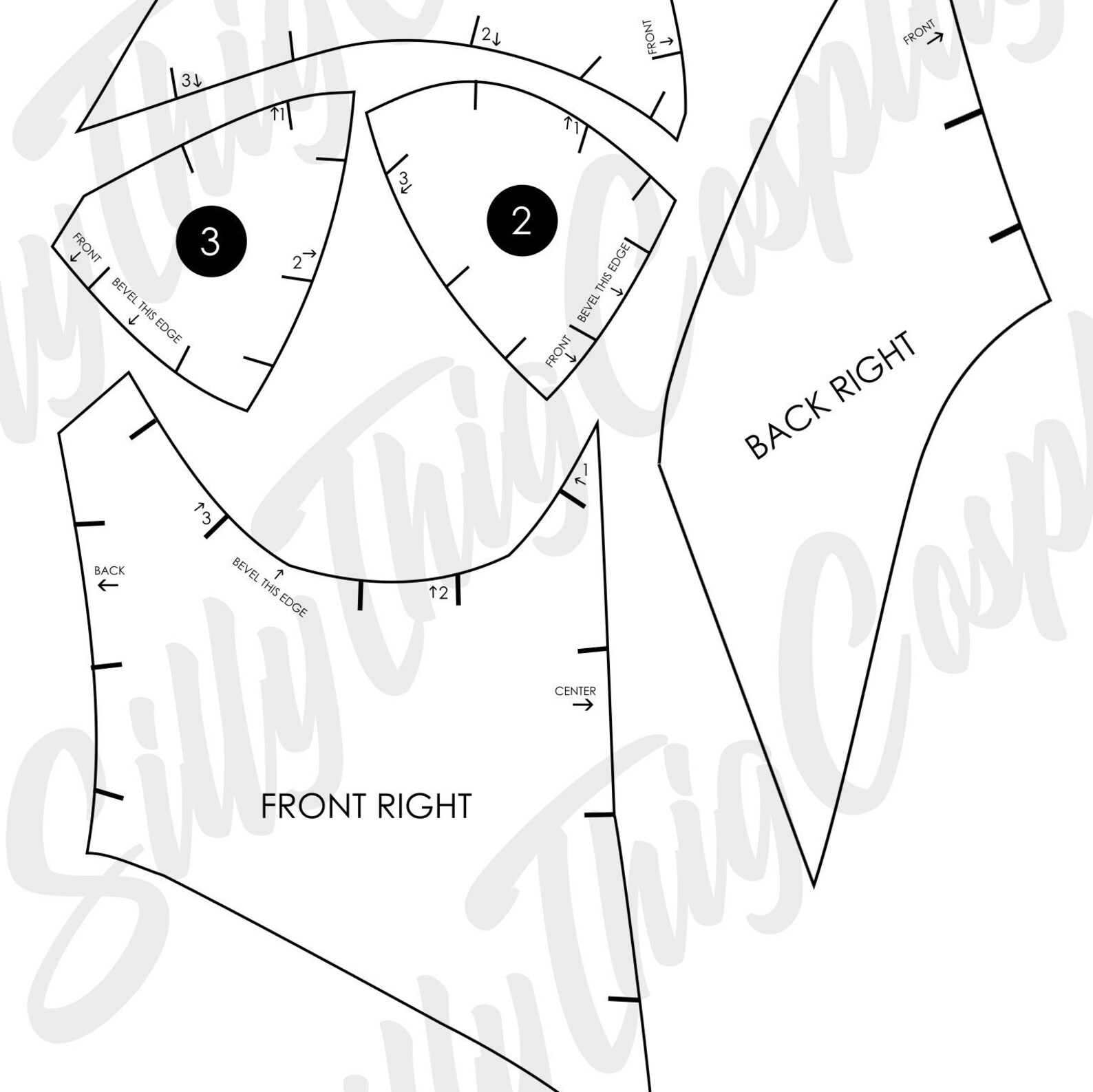 Sugarplum Fairy Mercy Breast Plate Pattern for EVA Foam - Etsy