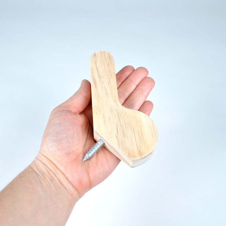 Got Wood Modern Wall Hook Coat Hook Bag Hanger Headphones Etsy
