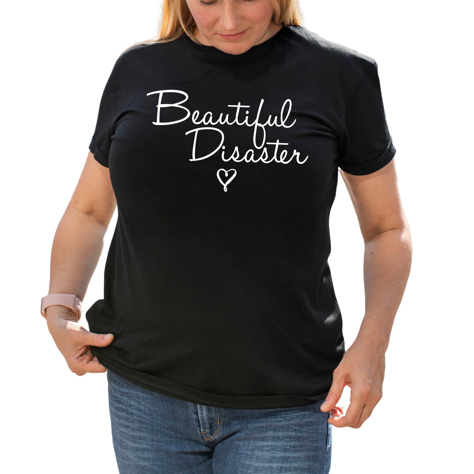 Beautiful disaster shirt girly goth clothing plus size