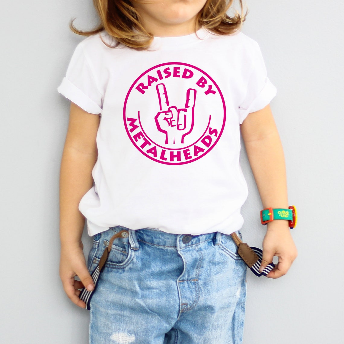 Kids Rock Tshirt Raised by Metalheads Tshirt Rock N Roll Etsy UK