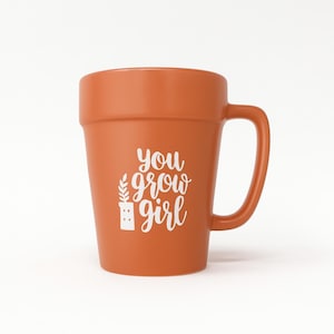 Gardening Mug, Botanical Ceramic Cup for Gardeners & Plant Lovers