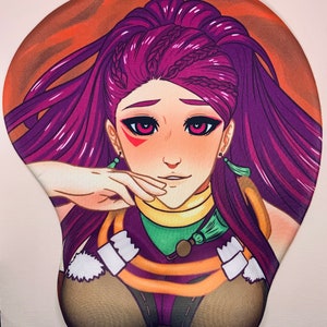 FE3H Petra 3D Wrist-Support Oppai Boobie Mousepad | Gamer Gift