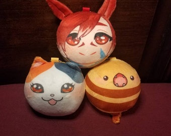 Final Fantasy XIV-Inspired Squishy and Soft Great Serpent of Ronka, Exarch, Fat Cat Pushy||Manjuu||Omanjuu