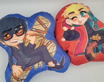 Vash and Wolfwood Pillows