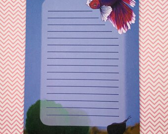 Betta Fish Paper Memopad