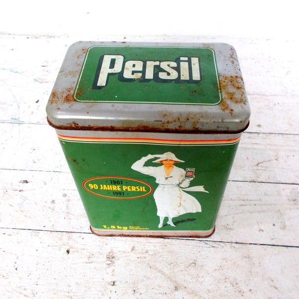 Blechdose PERSIL Jubiläum 90er vintage