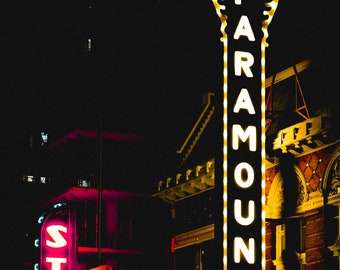 Marquee Signs Photo, Austin Photography Print, Neon, Wall Art