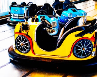 Bumper Cars, Nostalgia, Photo Print