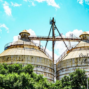 Silos, Magnolia Market, Waco Texas Photography Print, Physical Print,