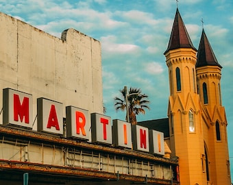 Martini Sign, Galveston, Texas, Vintage Neon