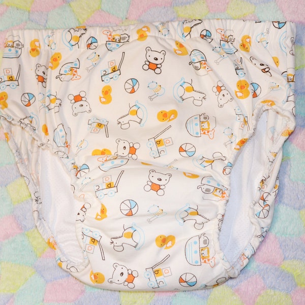 ABDL TRAING PANTS  Size L to Xl Adult Baby Cotton Pants Ageplay Fashion