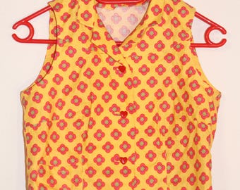 60s INSPIRED VEST COLORFUL female